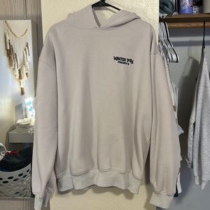 Tan White Fox Project 5 Hoodie, Size L/XL